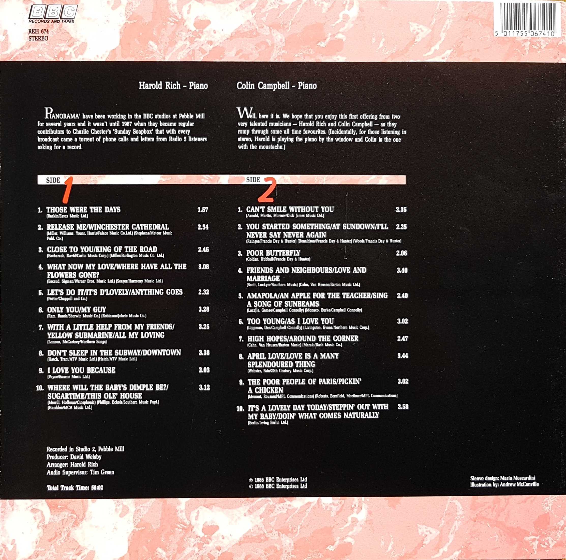 Back cover of REH 674